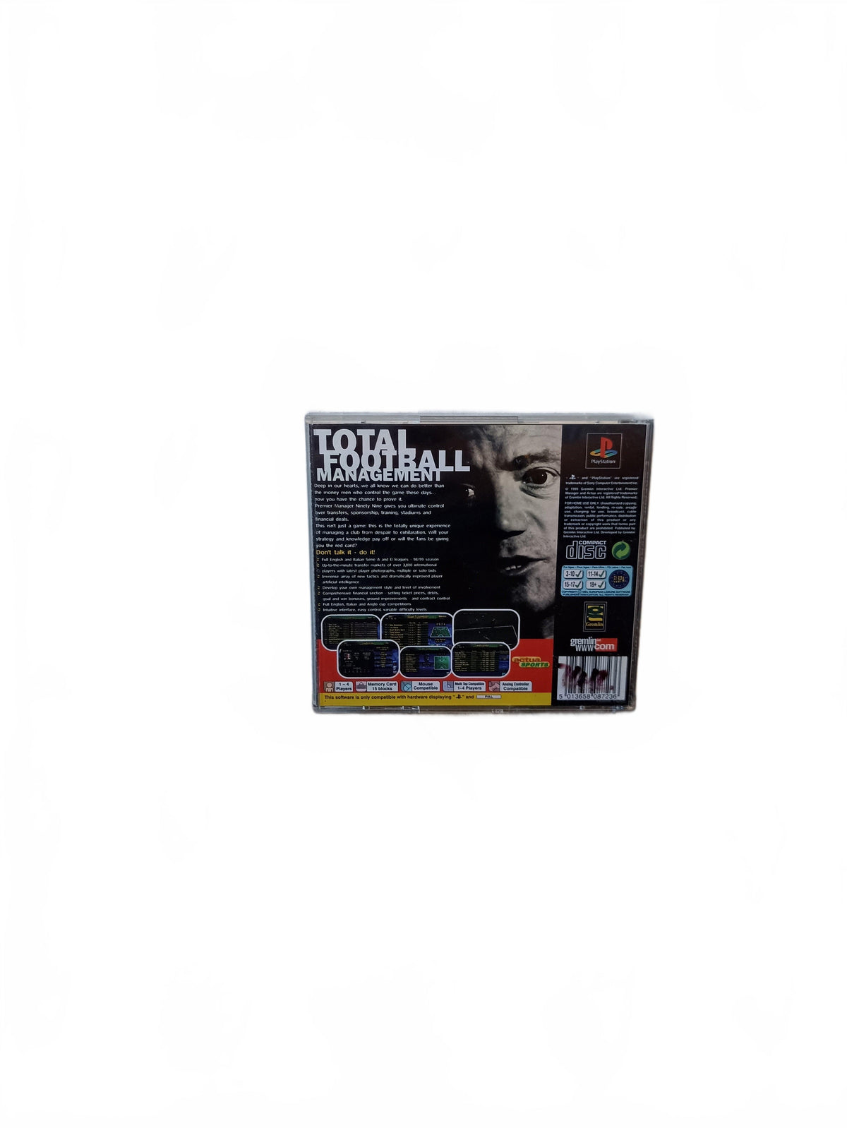 Premier Manager Ninety Nine playstation 1 (PS1) Seconde Vie