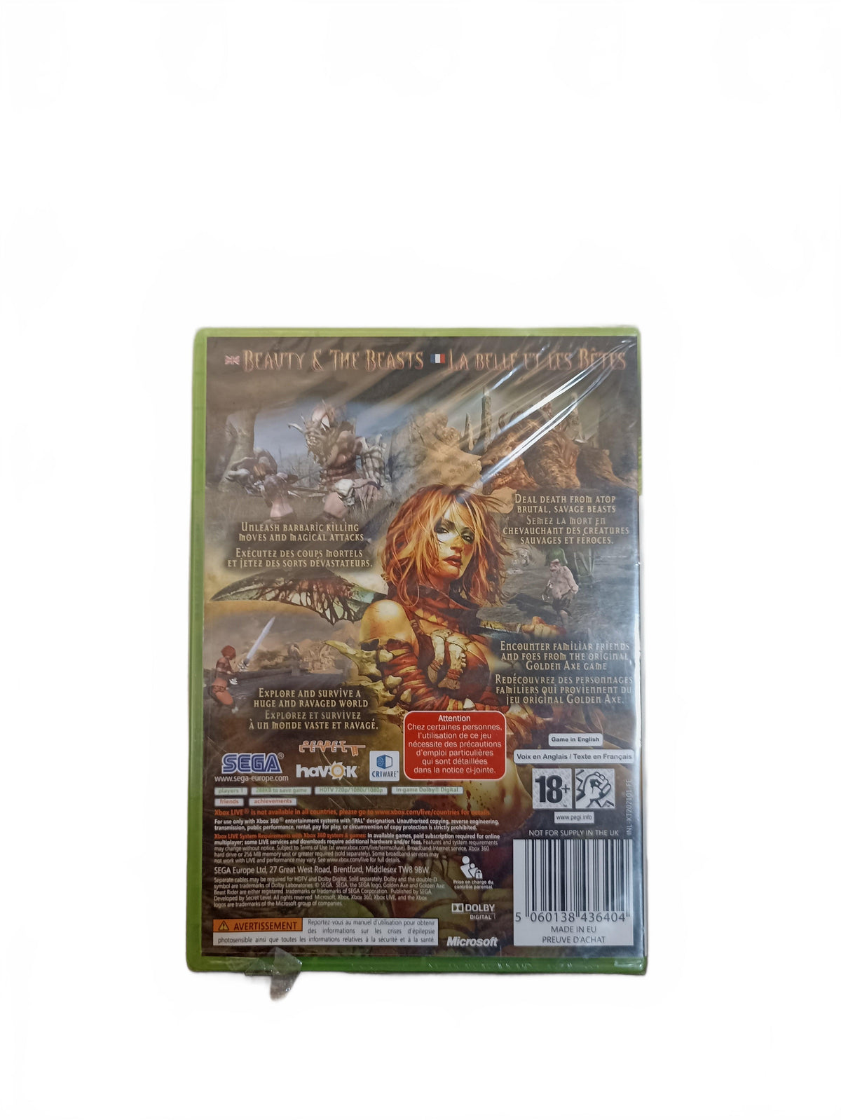 Golden Axe: Beast Rider – Xbox 360 Blister