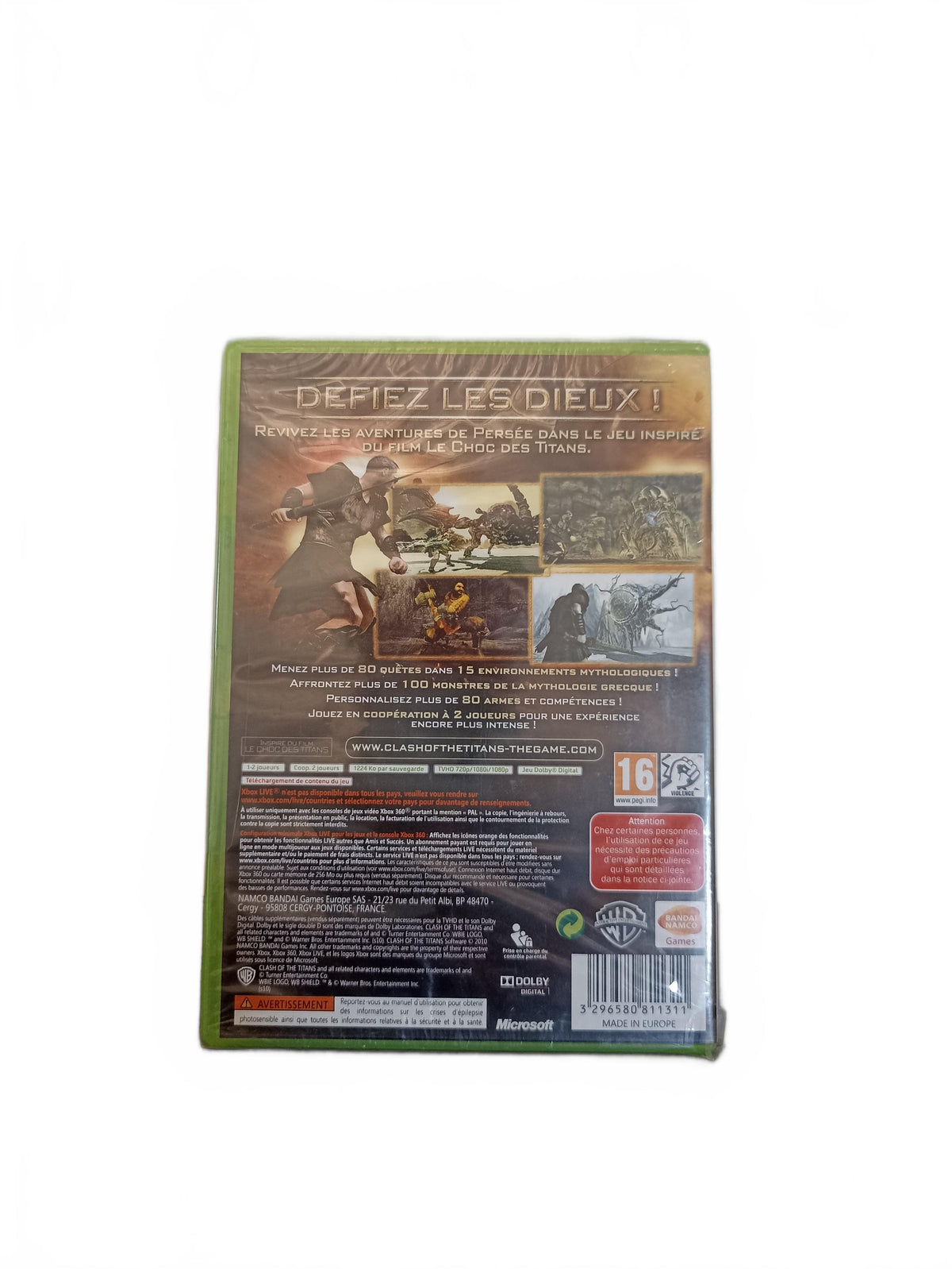 Le Choc des Titans : Le Jeu Vidéo – Xbox 360 Blister