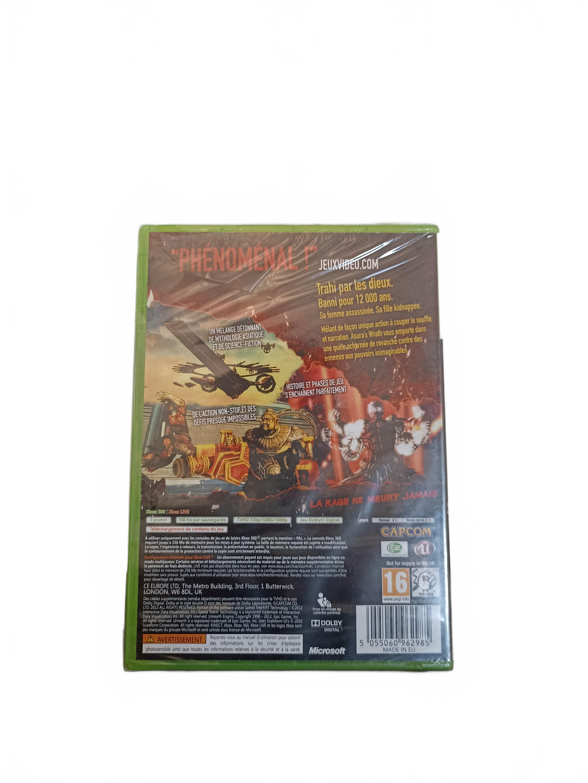 Asura’s Wrath – Xbox 360 Blister