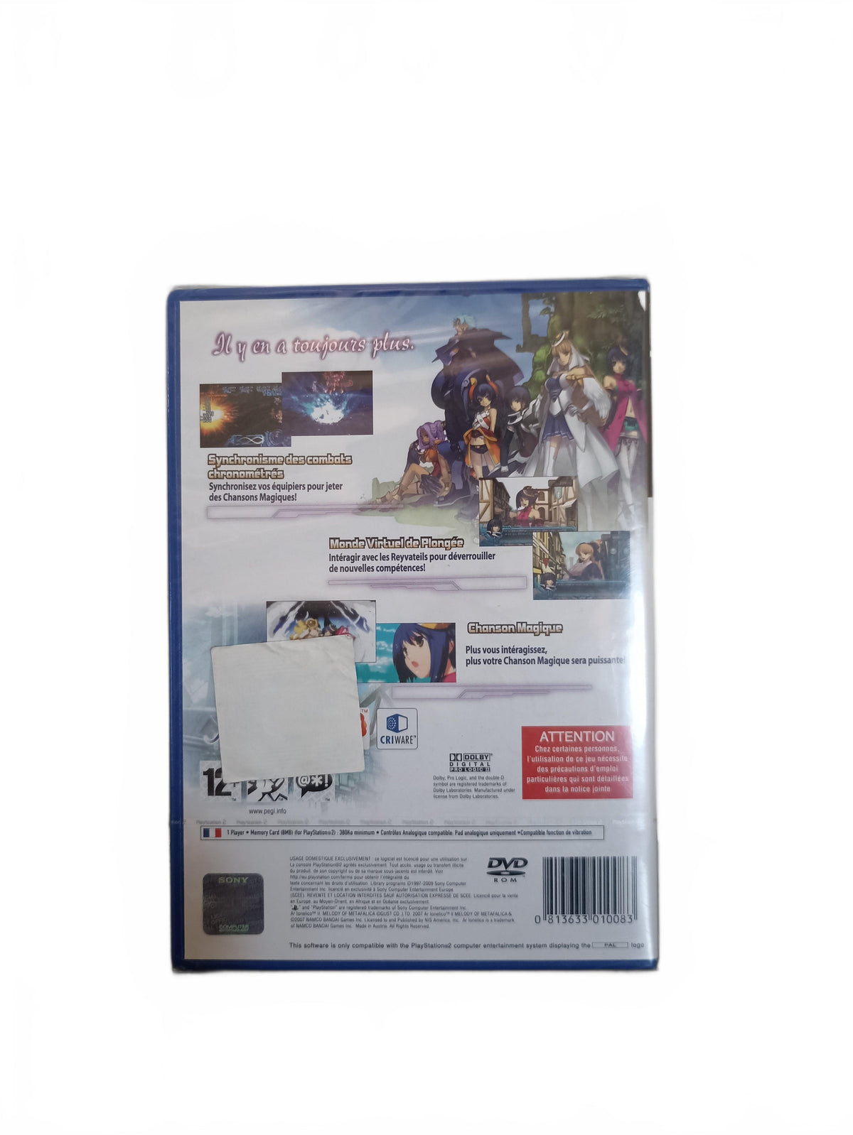 Ar Tonelico II: Melody of Metafalica – PS2 Neuf Blister