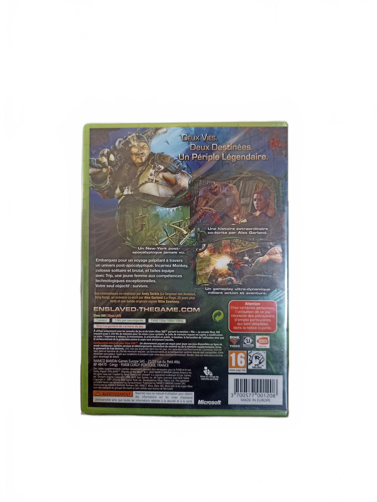Enslaved: Odyssey to the West – Xbox 360 Neuf Blister