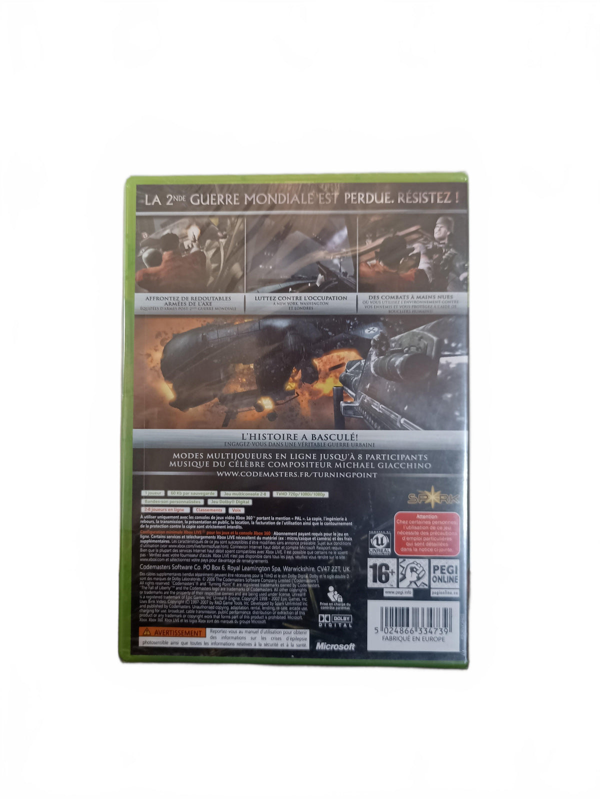 Turning Point: Fall of Liberty – Xbox 360 Neuf Blister