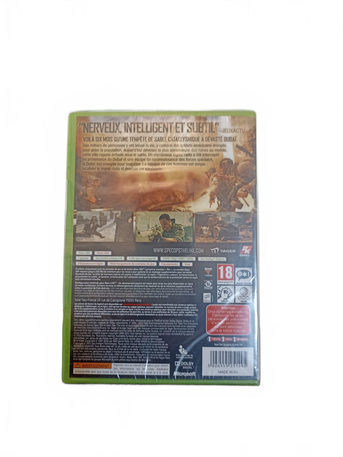 Spec Ops: The Line – Xbox 360 Neuf Blister