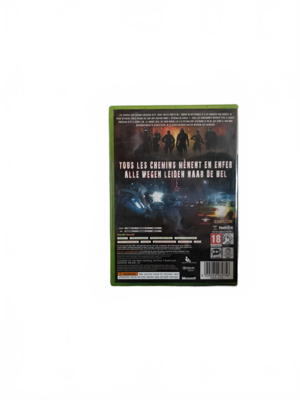 Resident Evil Operation Raccoon City Xbox 360 Blister