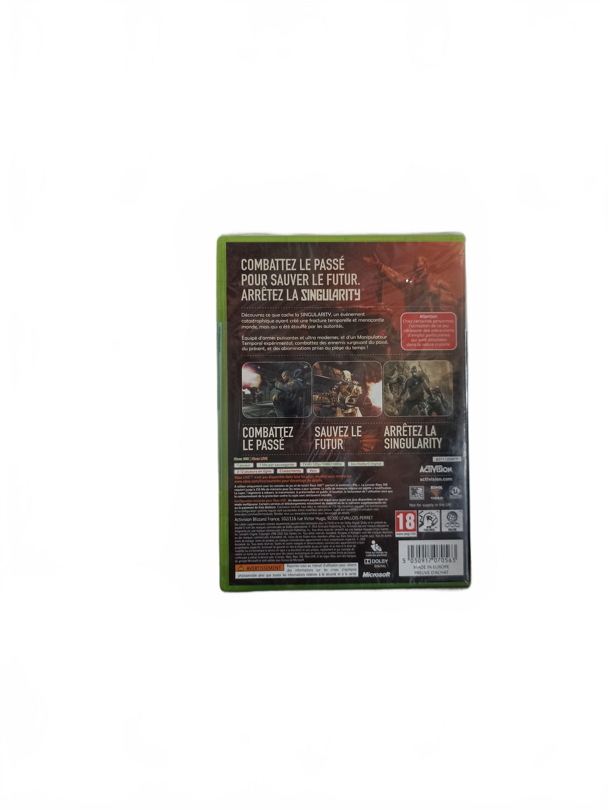 Singularity Xbox 360 Blister