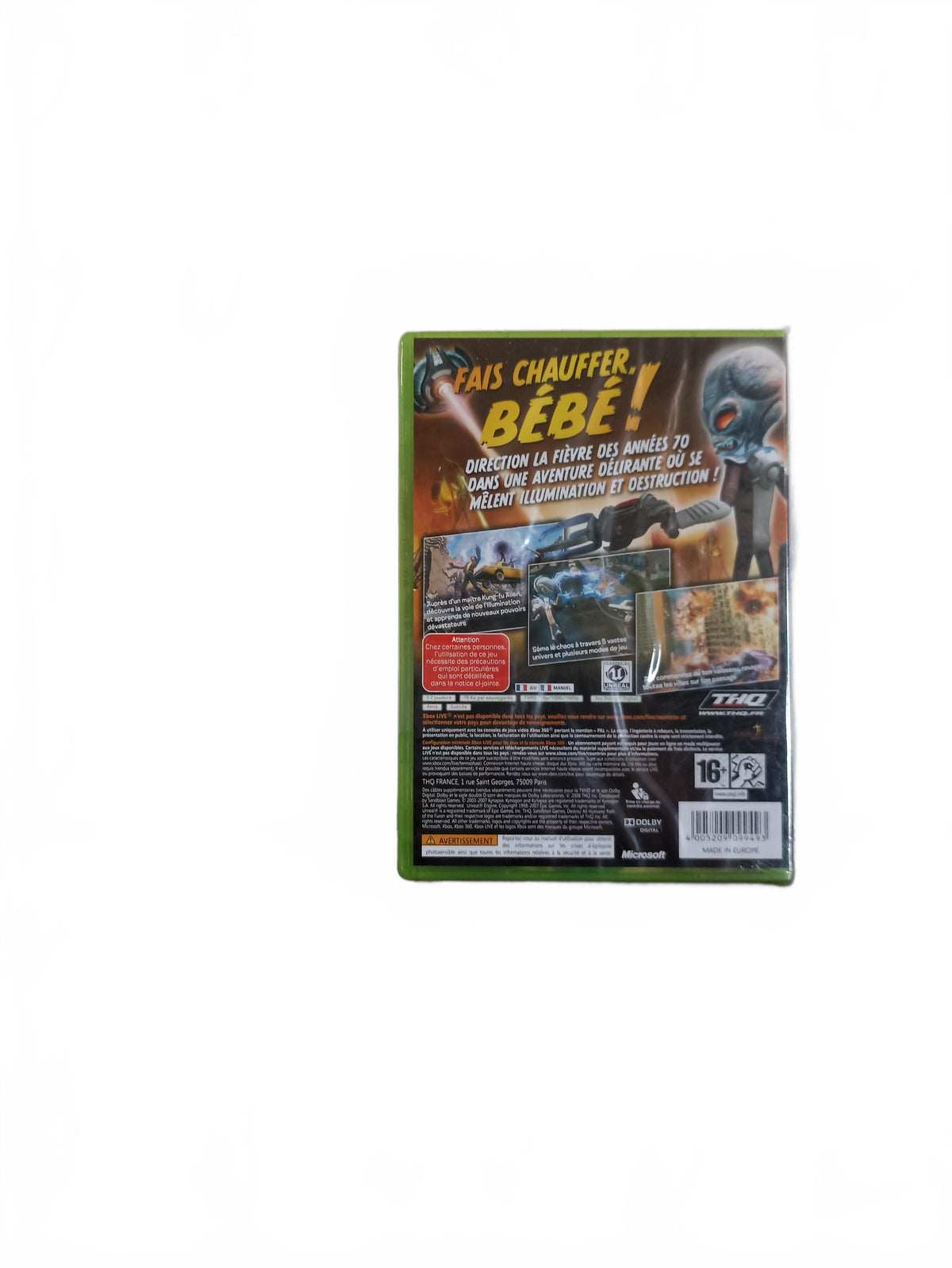 Destroy All Humans ! Xbox 360 Reblister