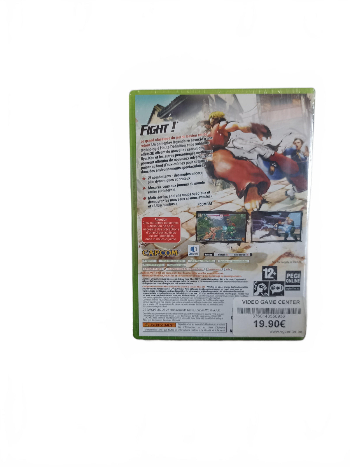 Street Fighter IV Xbox 360 Reblister
