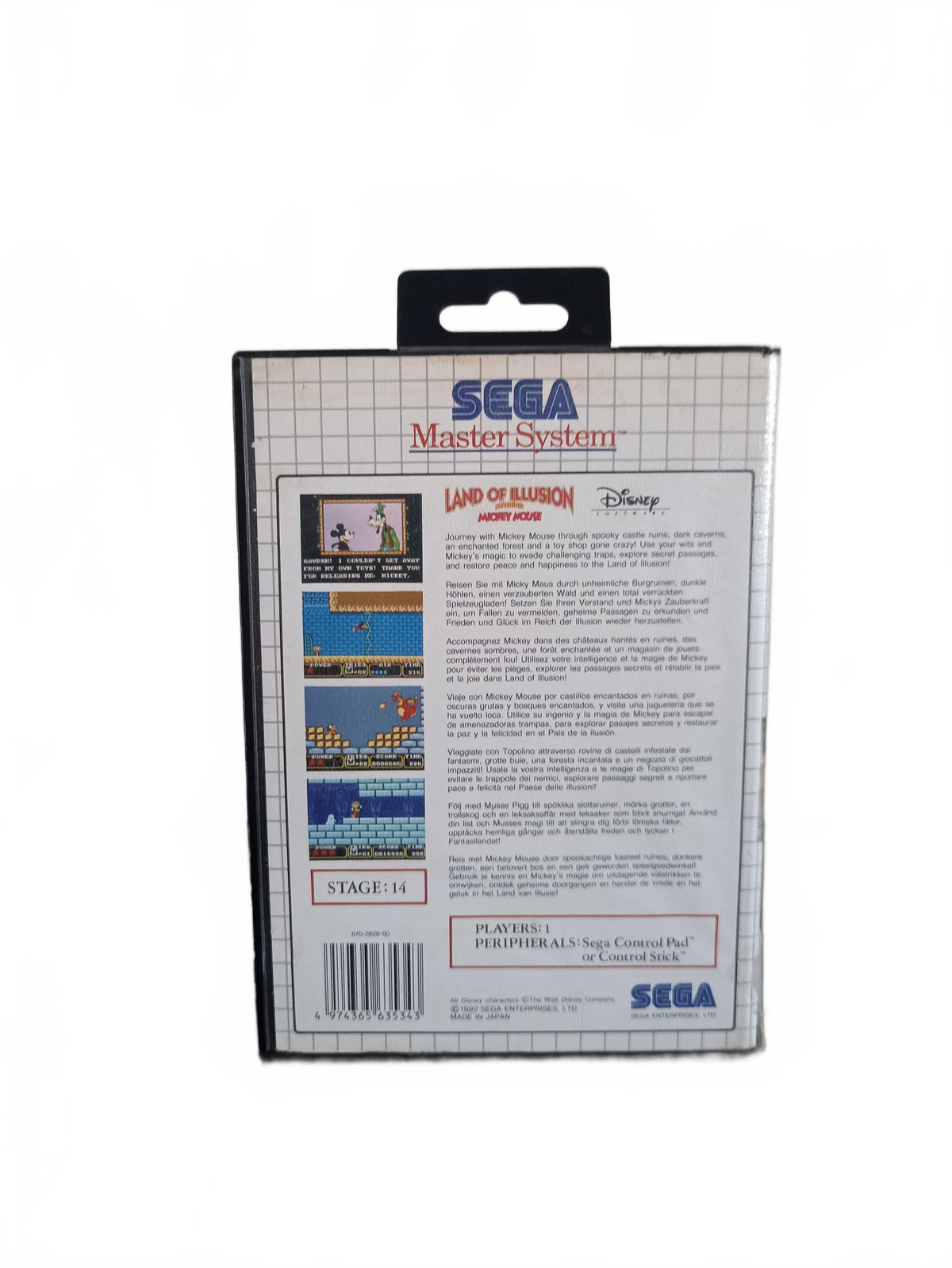 Land of Illusion Master System