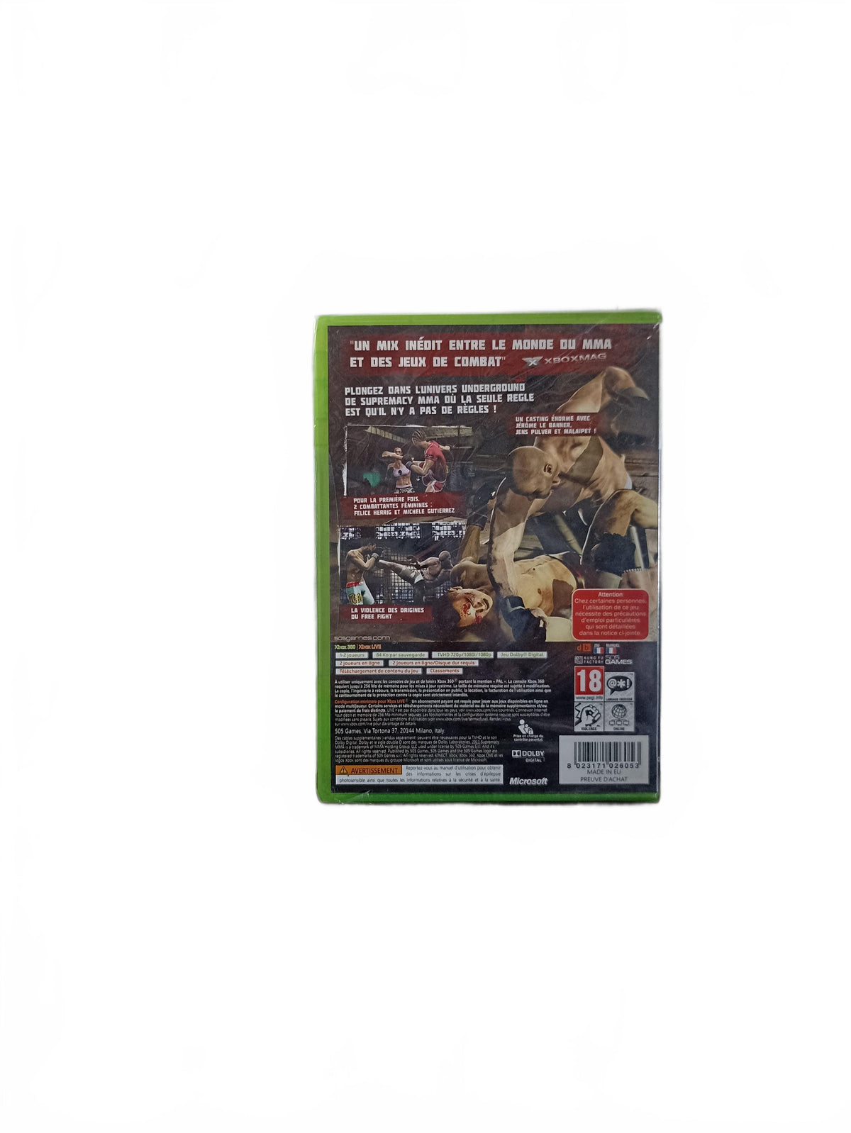 Supremacy MMA Xbox 360 Blister