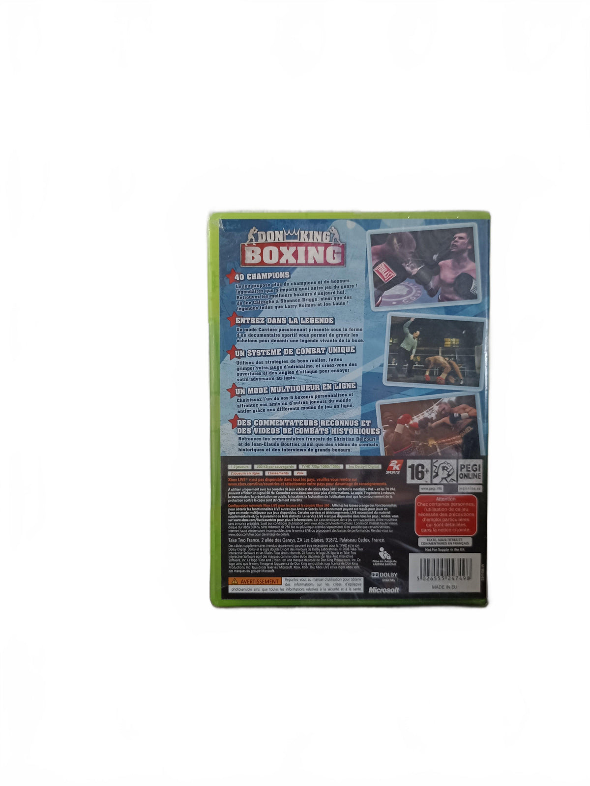 Don King Boxing Xbox 360 Blister