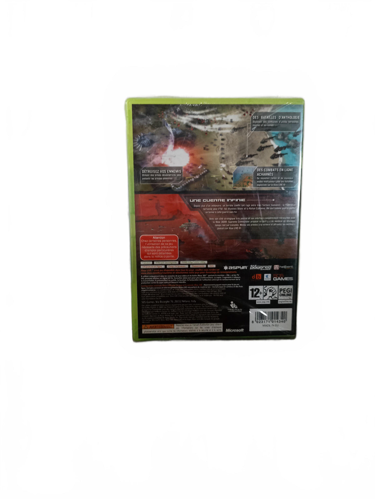 Supreme Commander Xbox 360 Blister