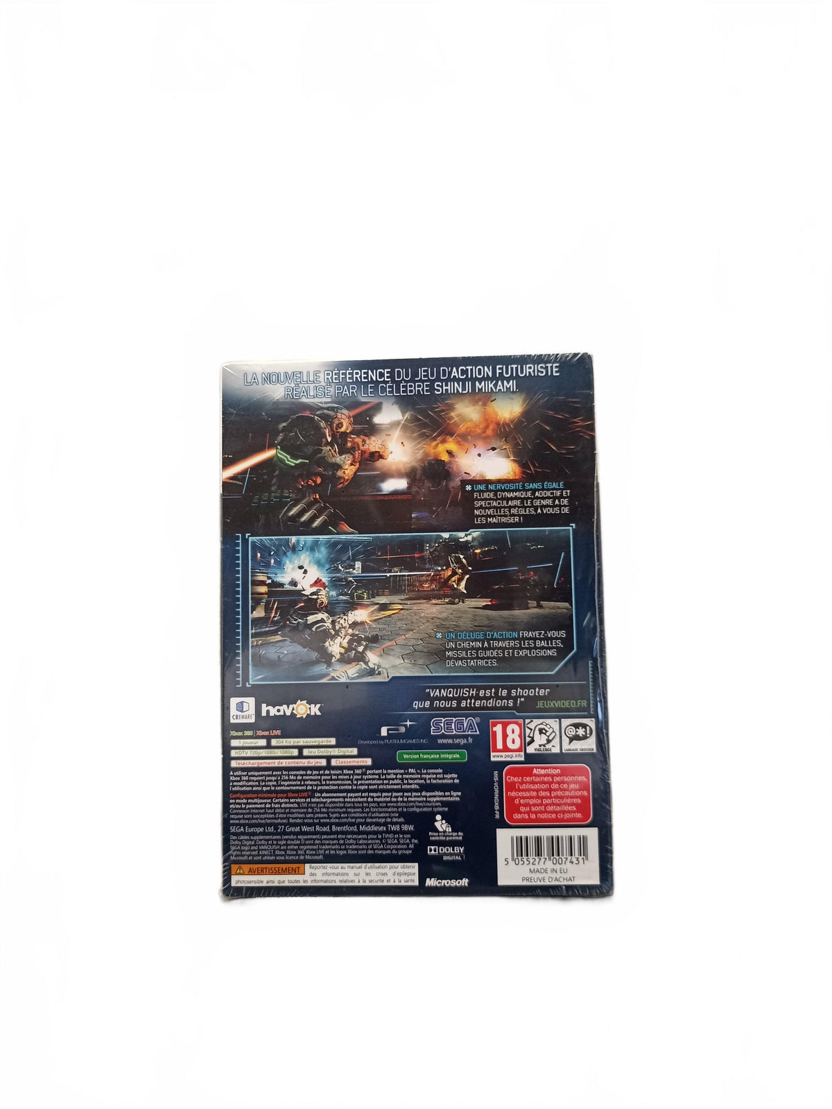 Vanquish Xbox 360 Neuf
