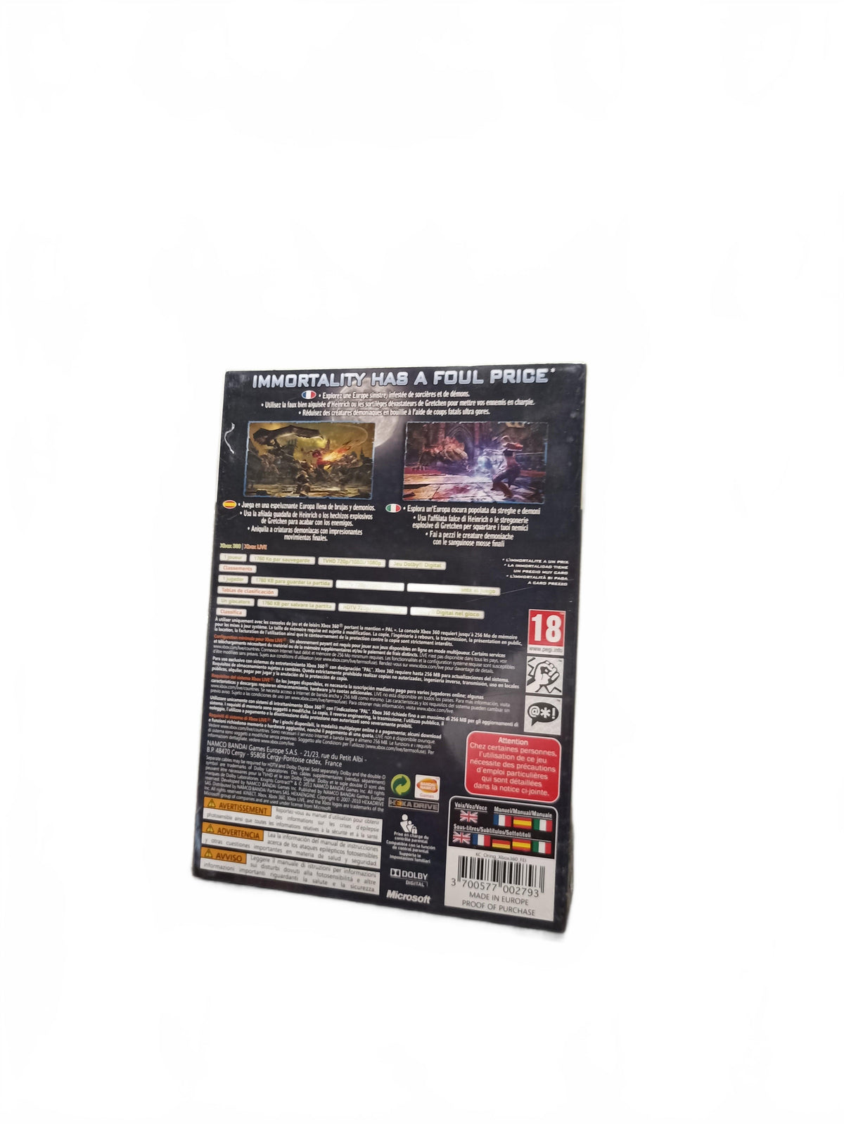 Knight’s Contract Xbox 360 Neuf