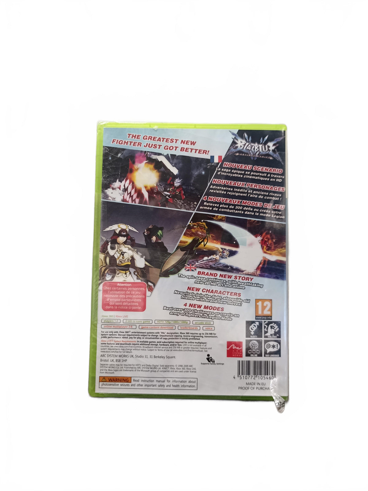 BlazBlue: Continuum Shift Xbox 360 Blister