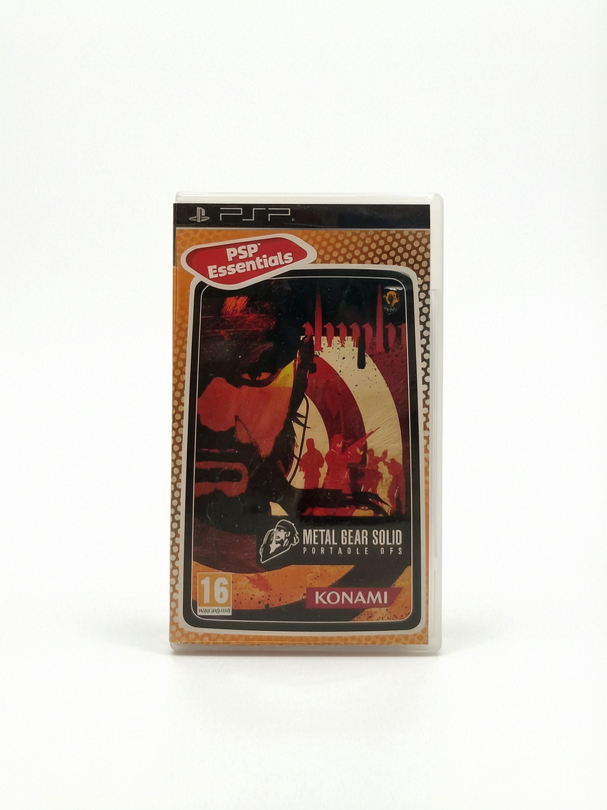 Metal Gear Solid Portable Ops Playstation Portable Version PSP Essentials