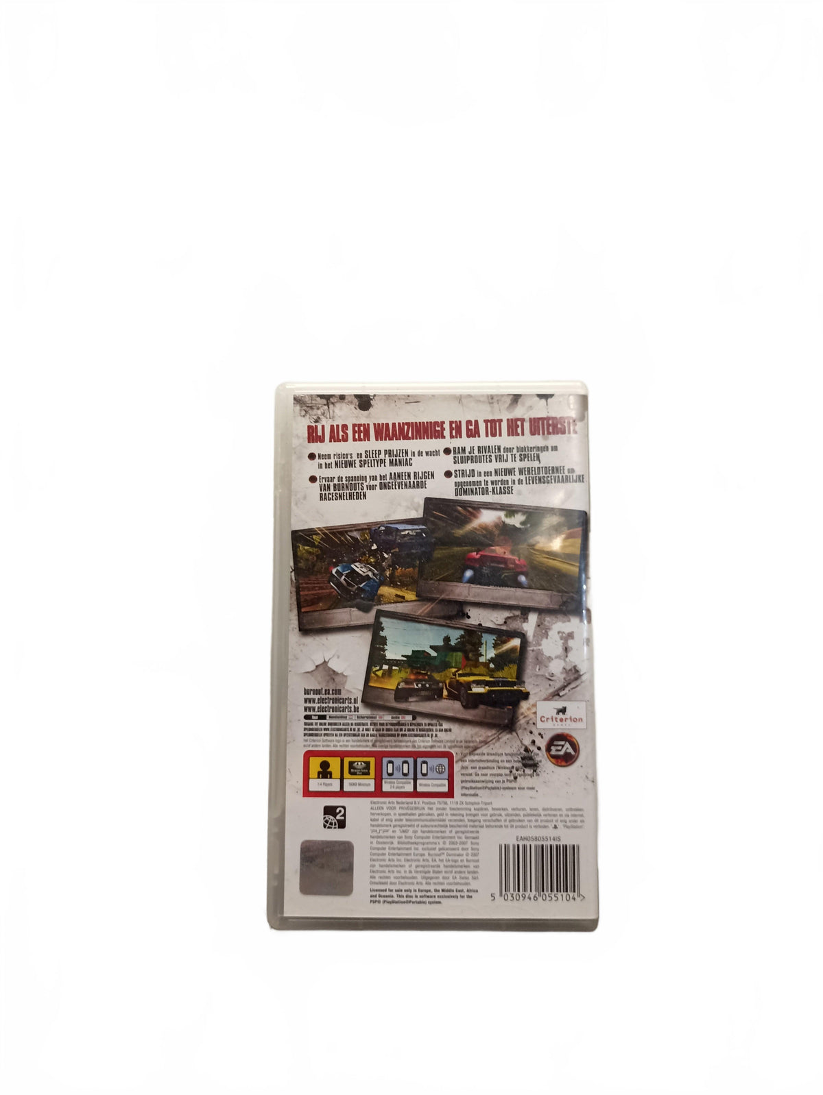 Burnout Dominator Playstation Portable Version PSP Version ETR