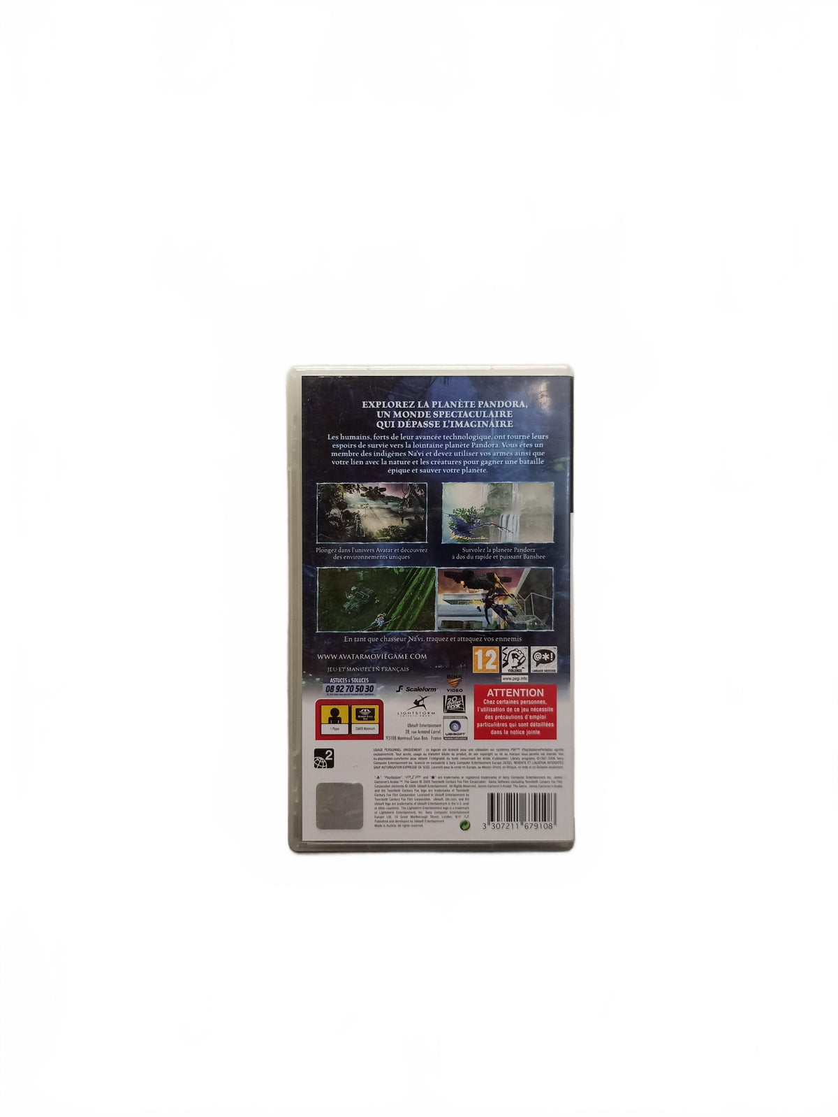 Avatar The Game Playstation Portable Version PSP