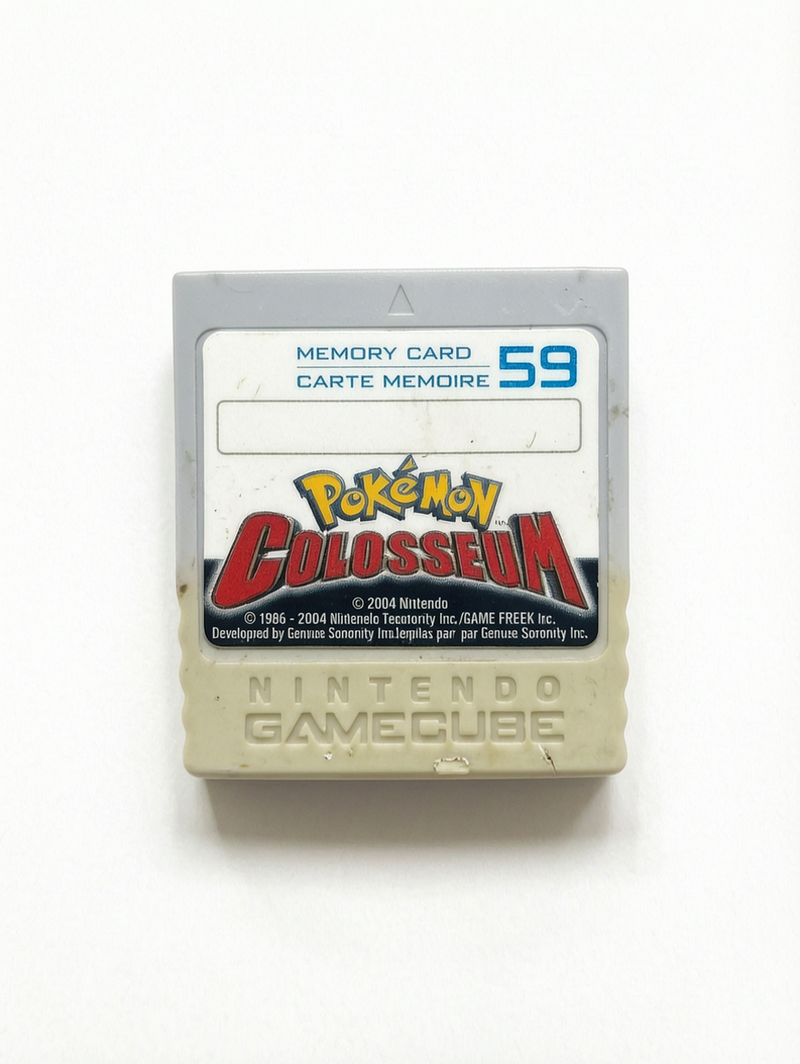 Carte mémoire Pokémon colosseum 59 blocs