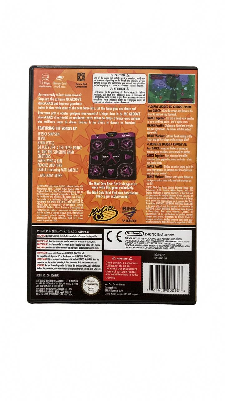 MC Groovz : Dance Craze Nintendo GameCube