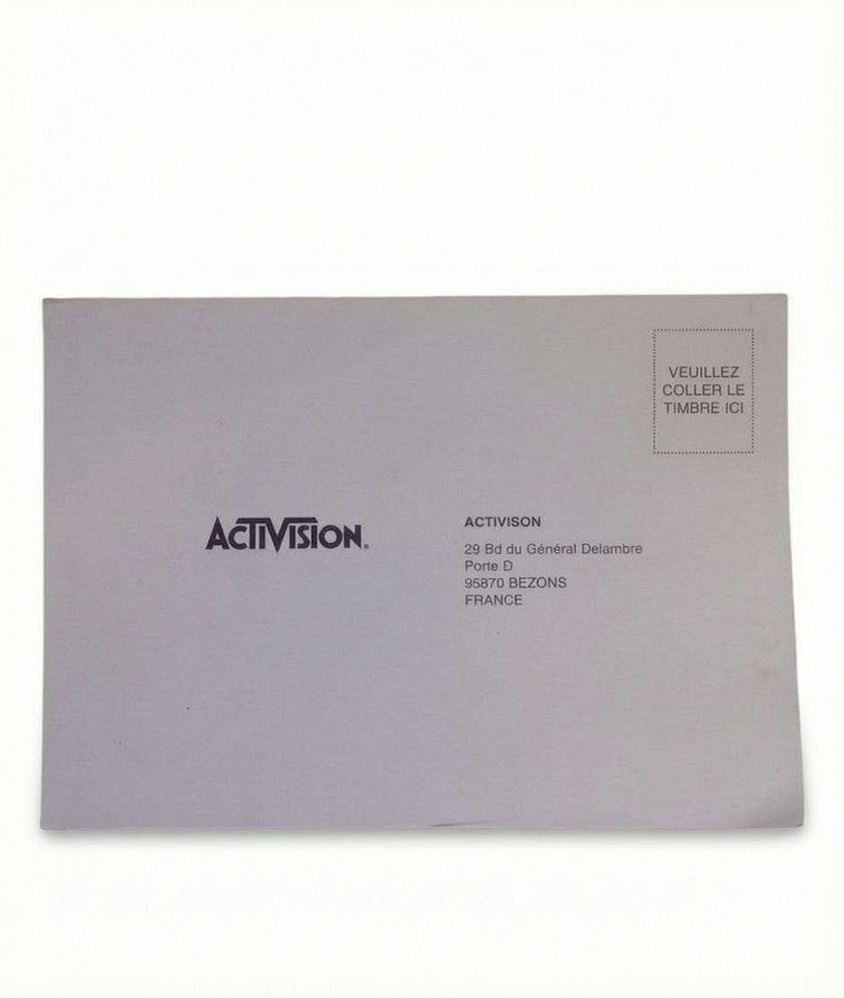 Carte d'inscription Activision GameCube
