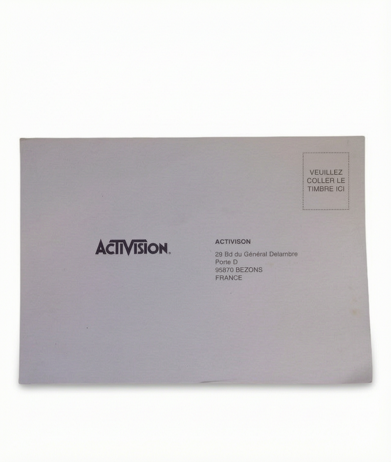 Carte d'inscription Activision GameCube