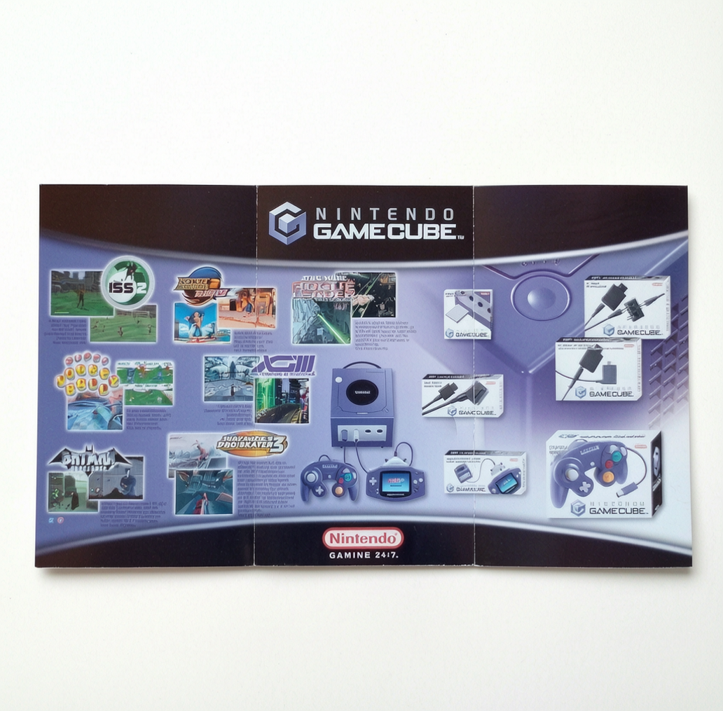 Dépliant GameCube DOL-EUR