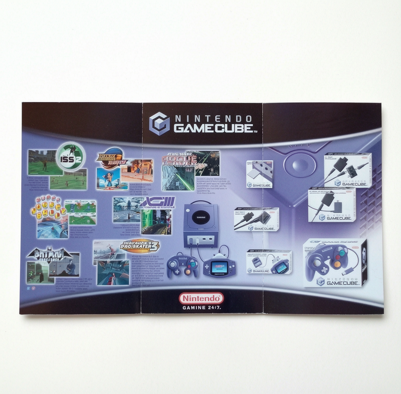 Dépliant GameCube DOL-EUR