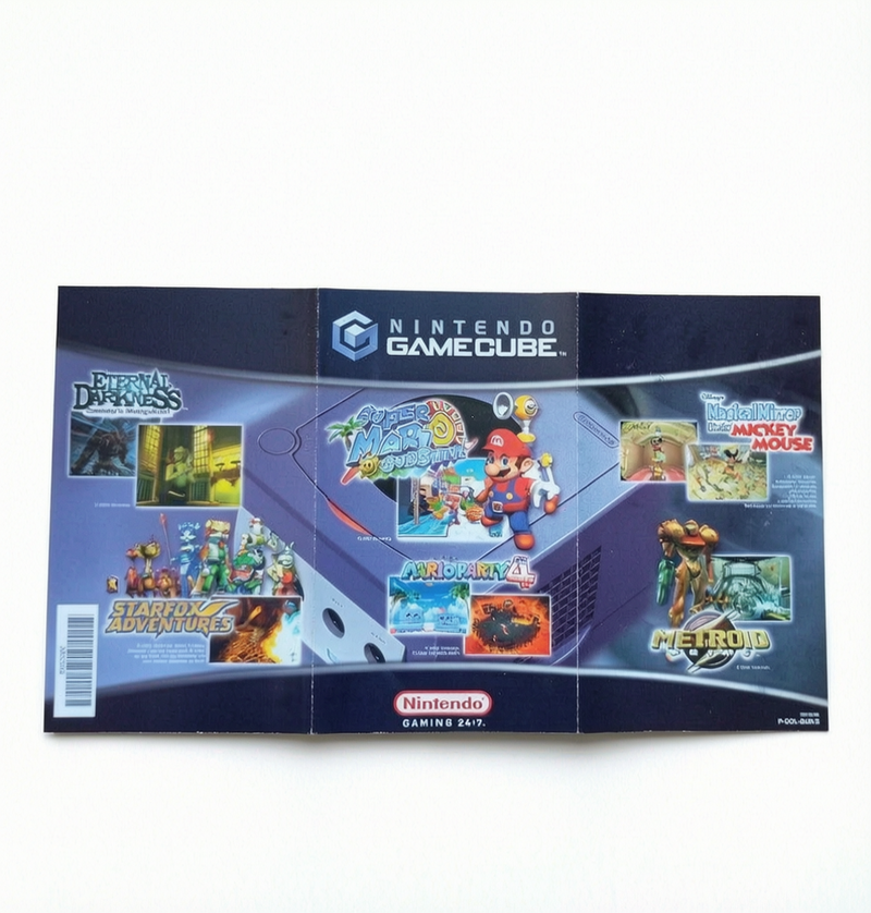Dépliant GameCube DOL-EUR-2