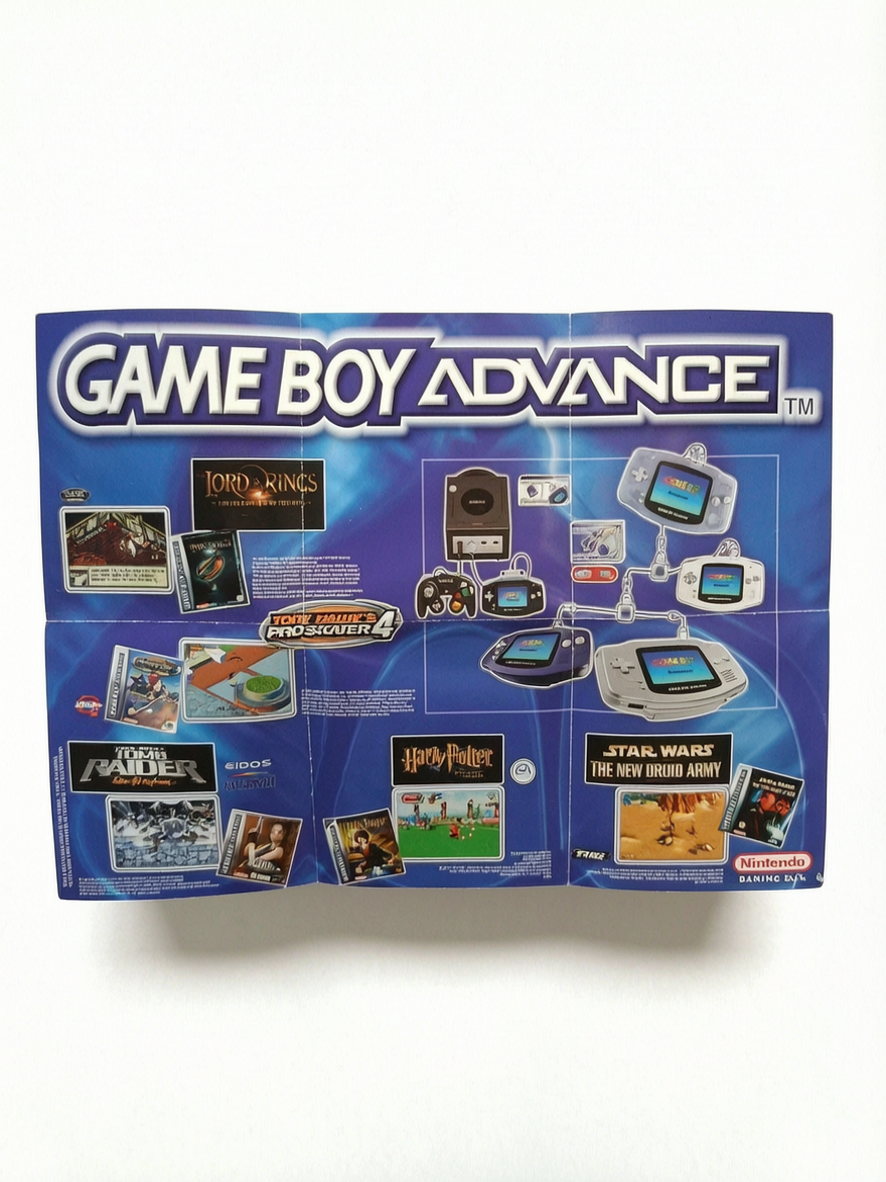Dépliant Game Boy Advance
