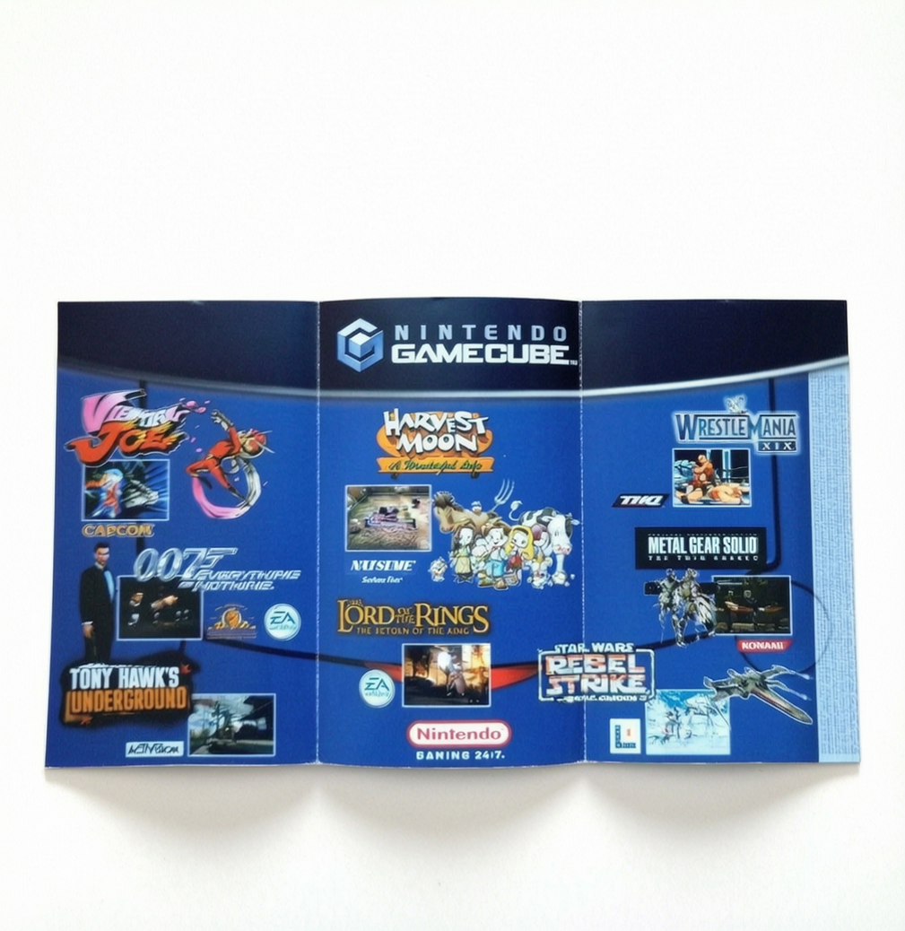 Dépliant GameCube DOL-EUR-2
