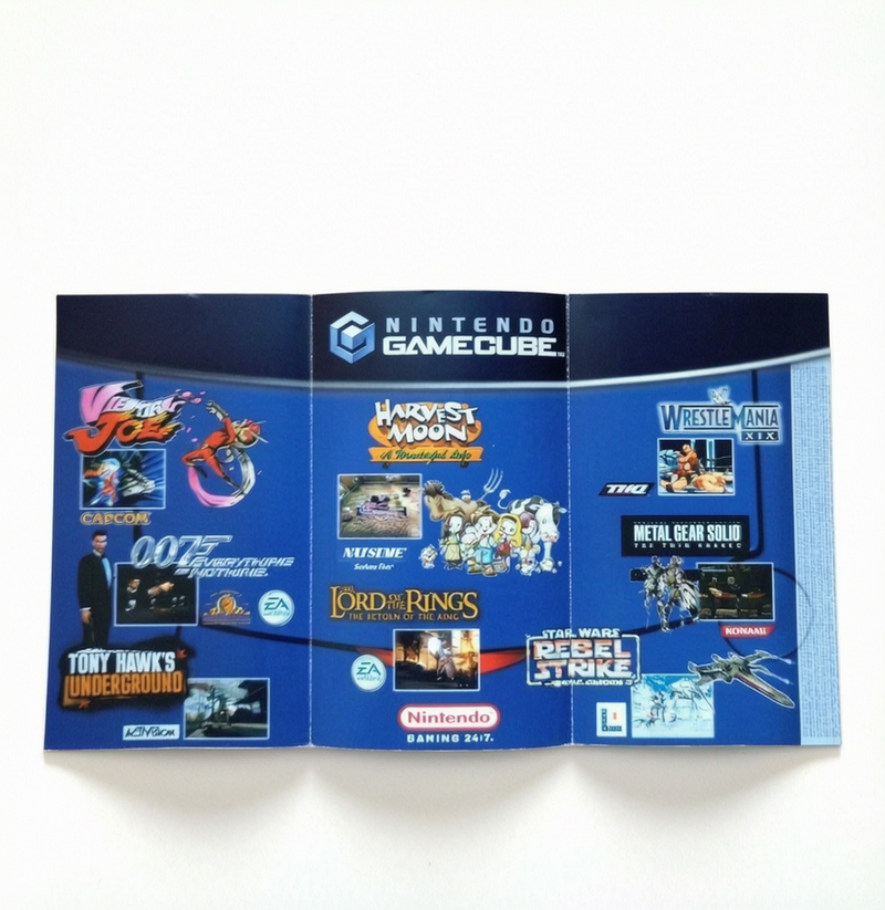 Dépliant GameCube DOL-EUR-2