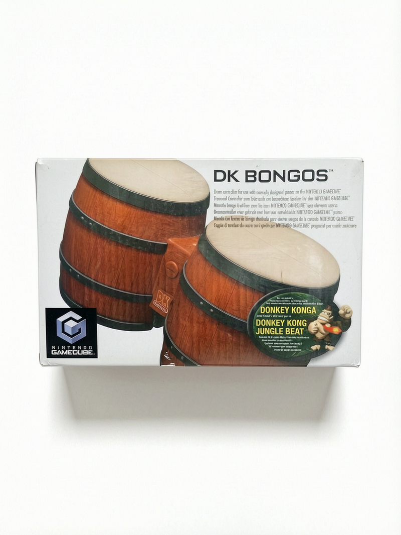 DK Bongos – Accessoire officiel Nintendo GameCube (Complet, sans cale)