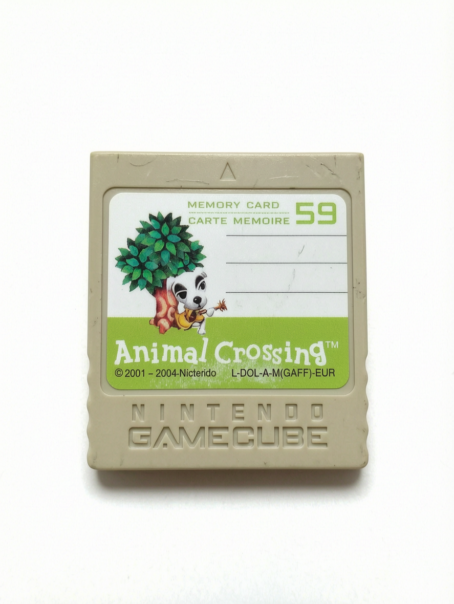 Carte Mémoire Animal Crossing