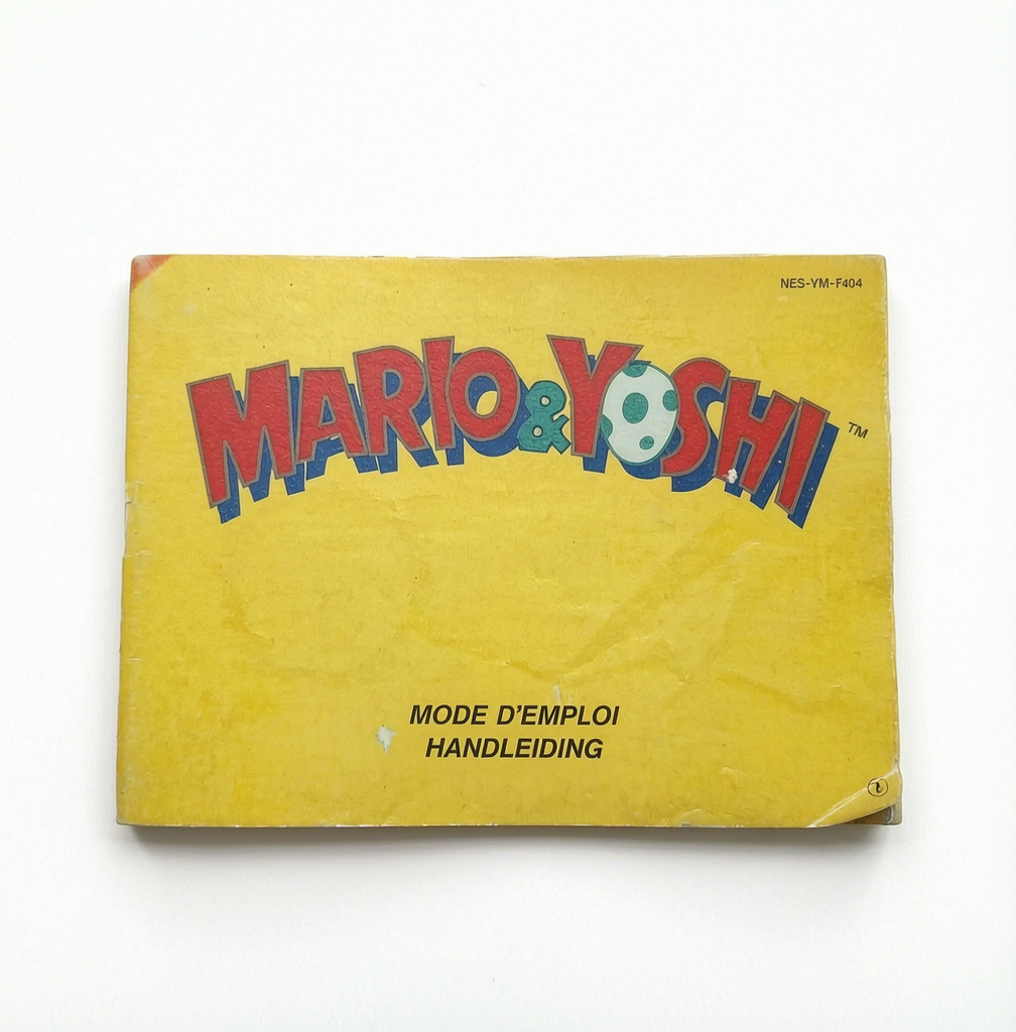 Notice Mario & Yoshi sur Nintendo NES
