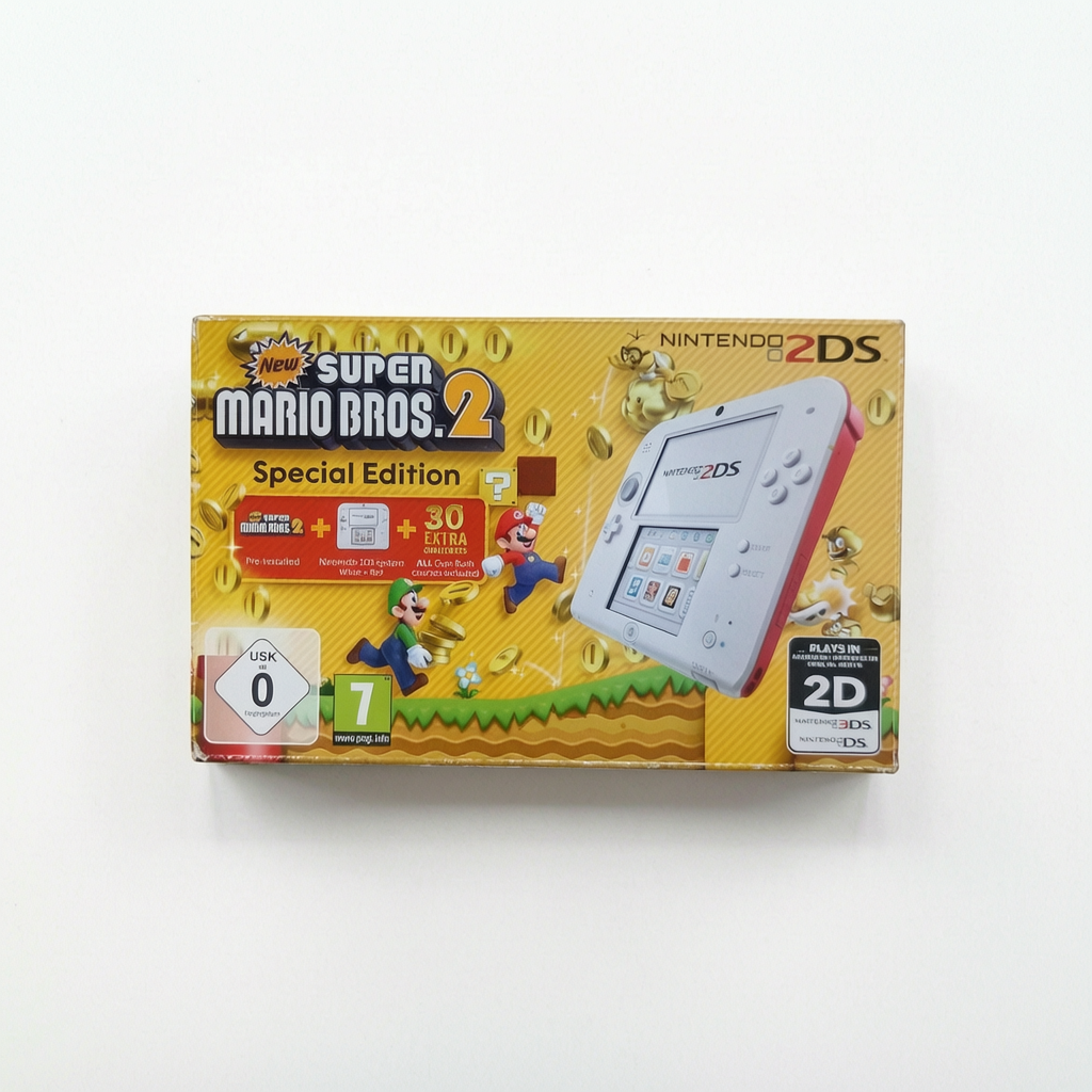 Boîte Console Nintendo 2DS Special Edition New Super Mario Bros 2 - Nintendo 2DS
