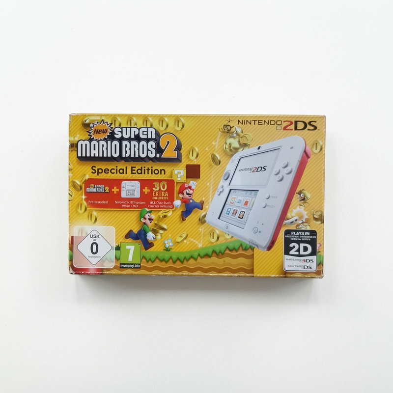 Boîte Console Nintendo 2DS Special Edition New Super Mario Bros 2 - Nintendo 2DS