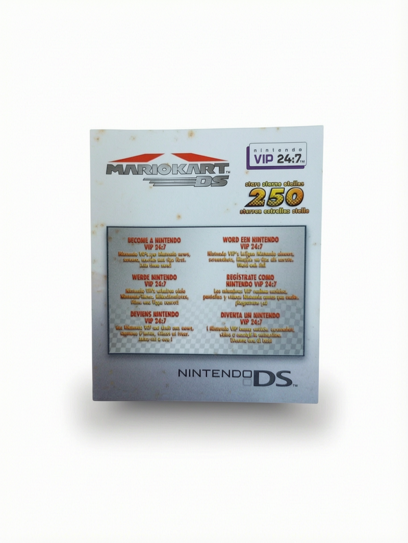 Carte VIP Mario Kart Nintendo DS
