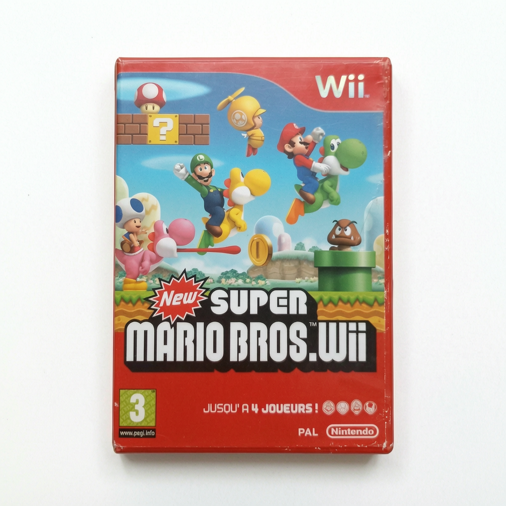 New Super Mario Bros. Wii – Nintendo Wii (complet en boîte avec notice)