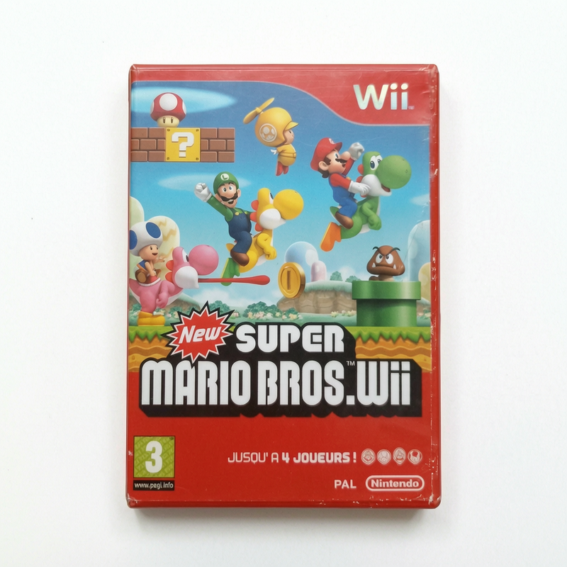 New Super Mario Bros. Wii – Nintendo Wii (complet en boîte avec notice)