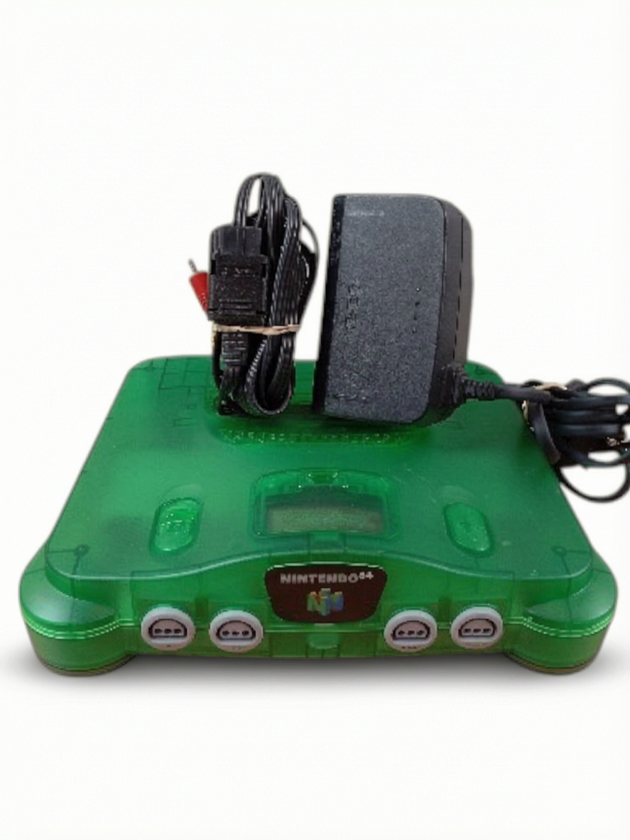 Console Nintendo 64 N64 Vert Transparent