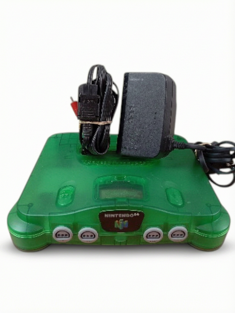 Console Nintendo 64 N64 Vert Transparent