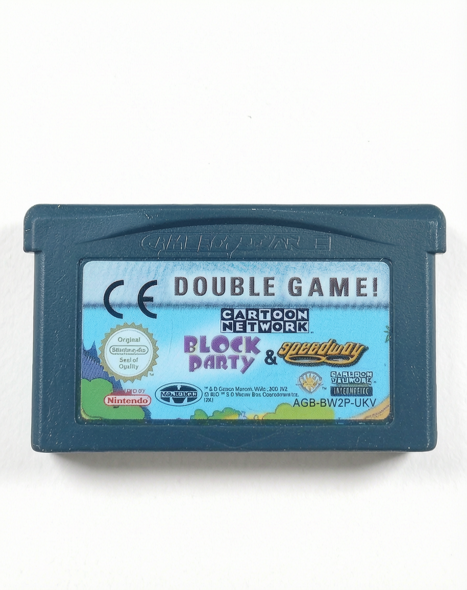 Compilation Double Game ! Cartoon Network Block Party + Speedway - Game Boy Advance (GBA)