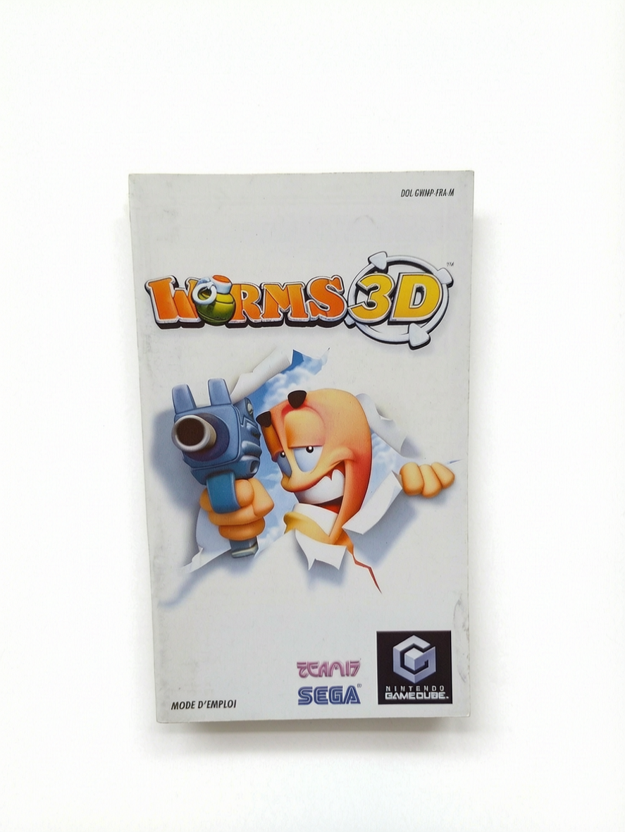 Notice Worms 3D GameCube