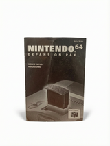 Notice expansion Pak Nintendo 64 FAH
