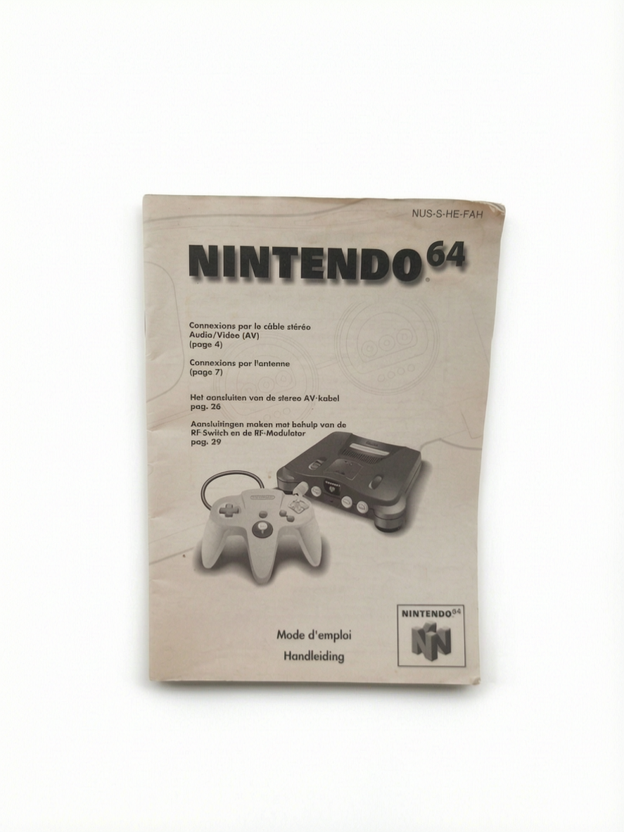 Notice Console Nintendo 64 FAH