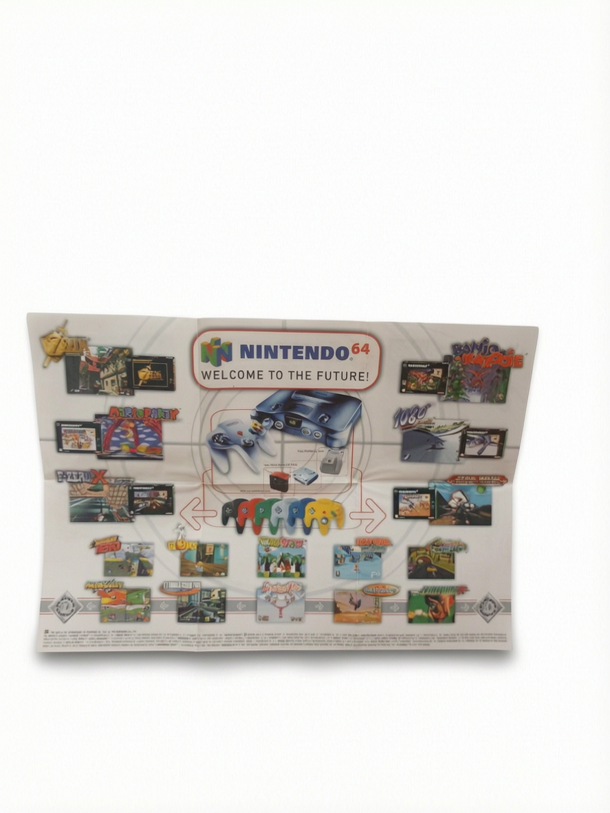 Dépliant Publicitaire Nintendo 64