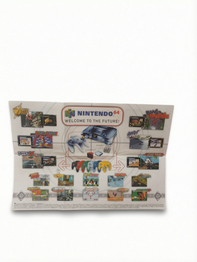 Dépliant Publicitaire Nintendo 64
