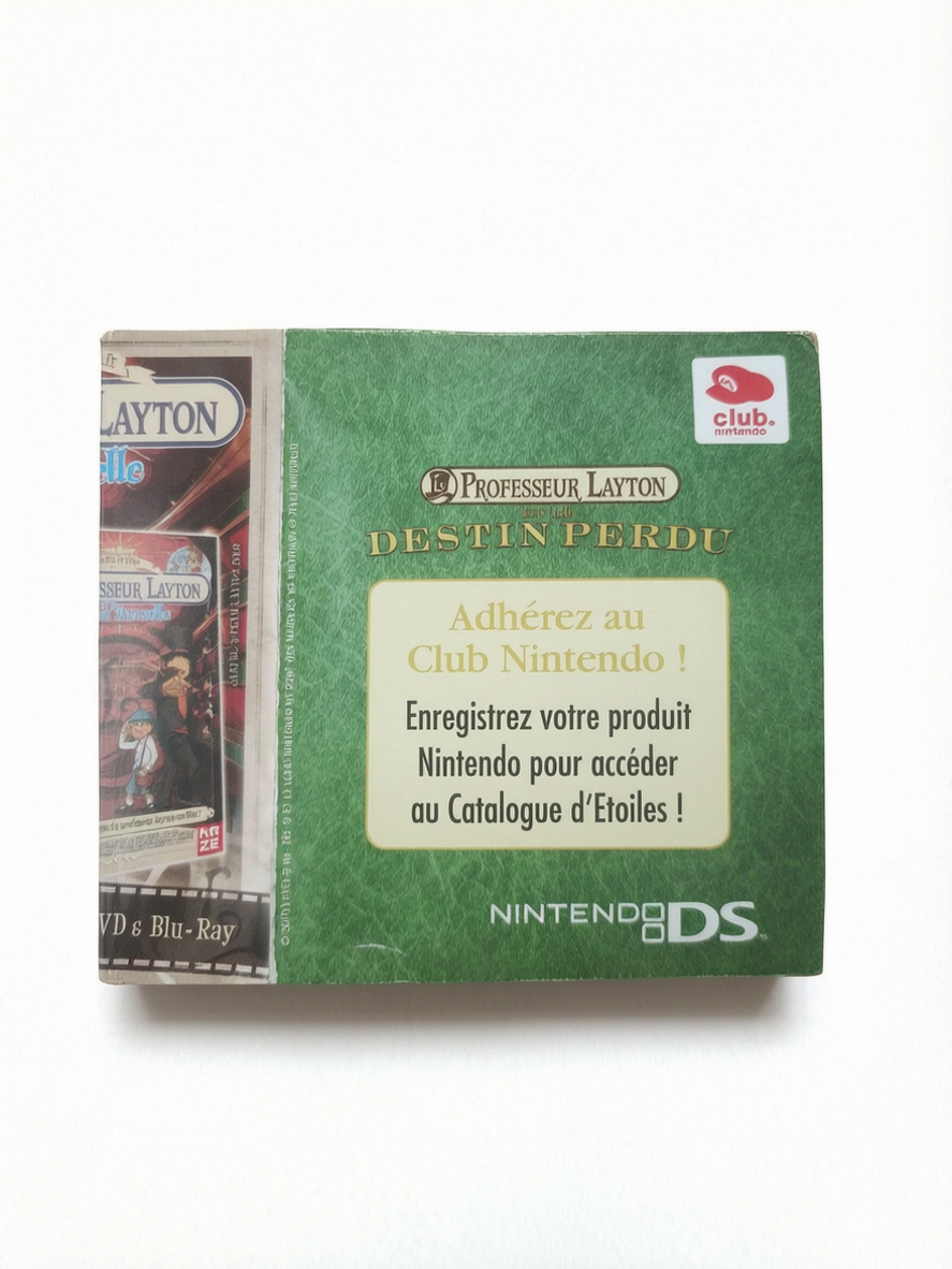 Carte VIP Professeur Layton Nintendo DS