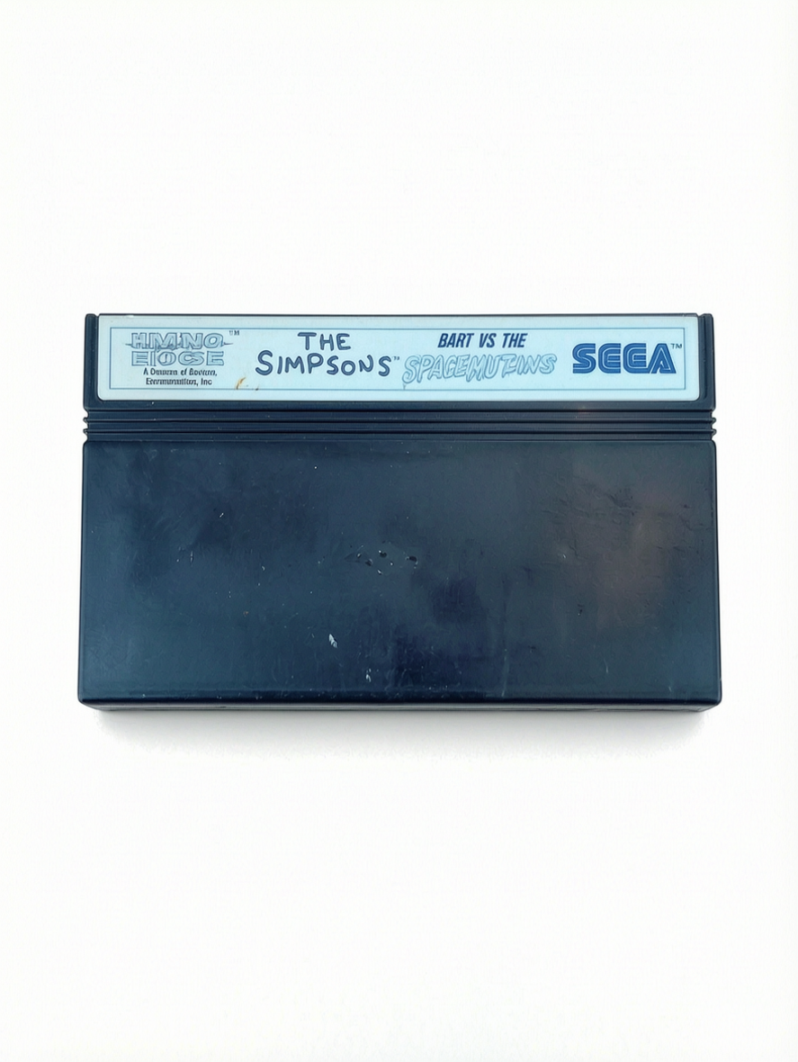 The Simpsons Bart vs The Space Master System